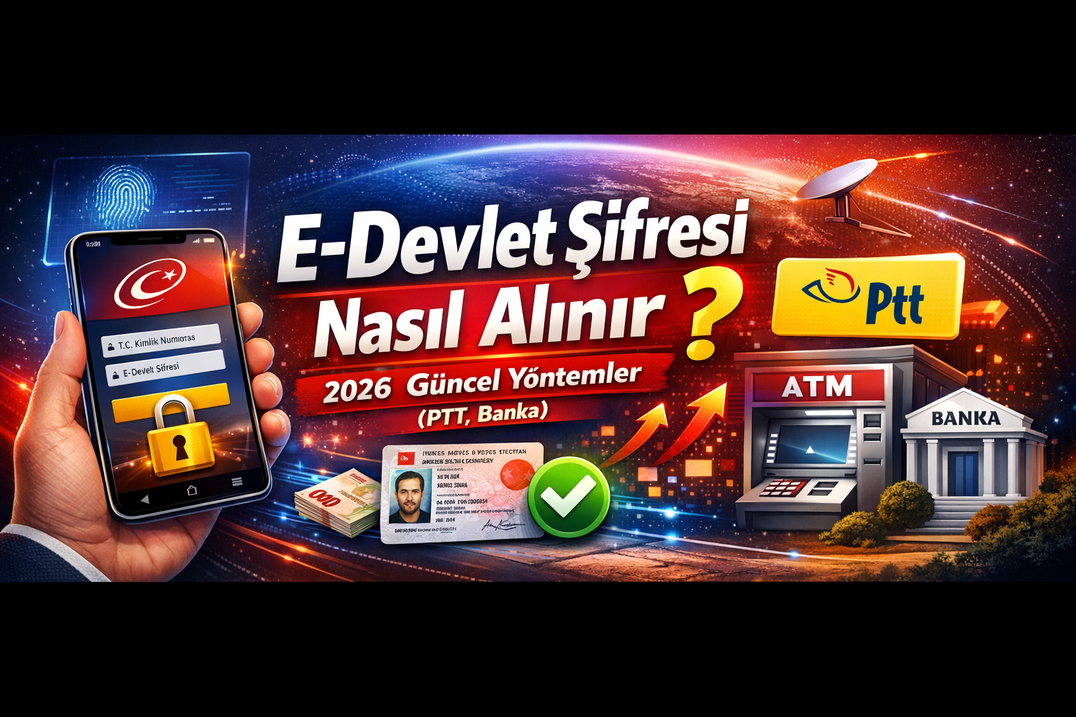E-Devlet şifresi alma işlemi görseli