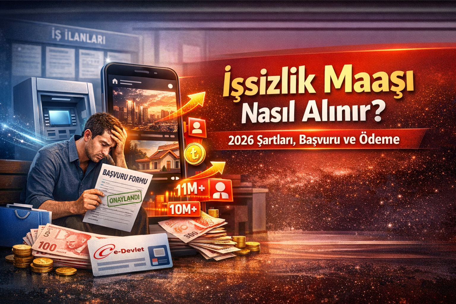 İşsizlik maaşı başvuru işlemi görseli