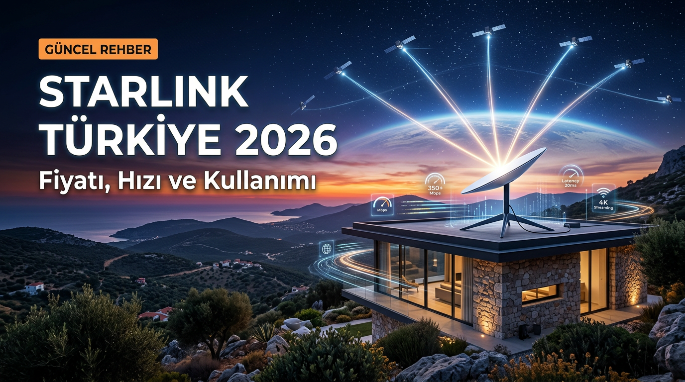 Starlink uydu internet sistemi Türkiye kullanımı